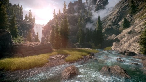 Elder Scrolls V: Skyrim, The - Как выглядит Skyrim с сотней графических модов